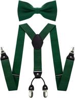 jemygins dark green suspender silk men's accessories in ties, cummerbunds & pocket squares logo