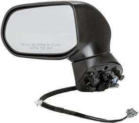 img 3 attached to 🔍 Compatible with Honda Civic Driver Side Power Non-Heated Replacement Mirror - TYC 4720322