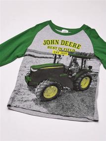 img 3 attached to 🚜 Детская одежда John Deere с реглановыми рукавами на тракторные мотивы.