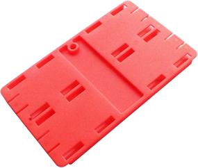 img 3 attached to 🔴 2pcs Red SD/SDHC/SDXC Card Storage Holder Case by Bandc (Memory Card Not Included)