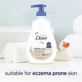 img 2 attached to 👶 Baby Dove Soothing Wash for Gentle Baby Skin Eczema Care | Cleanses Bacteria, Naturally Fragrance and Dye-Free | Paraben and Phthalate-Free | 13 oz