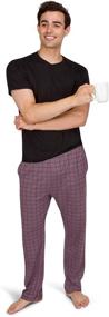 img 1 attached to 👖 Men's Sleep & Lounge Performance Dry Fit Pajama Pants - Comfortable and Stylish Clothing