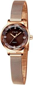 img 4 attached to 💦 Stylish and Reliable Rose Gold Waterproof Women's Watch by CIVO: Stainless Steel Mesh, Analog Quartz, Ultra Thin Design - Perfect for Fashionable Women
