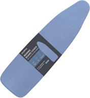 прочный чехол для гладильной доски vividpaw с плотной подкладкой - стандартный размер 15x54 с толстой подкладкой, эластичным краем, силиконовым покрытием, устойчивым к ожогам и пятнам, регулируемым креплением (синий) логотип