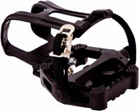 img 2 attached to 🚴 YBEKI SPD Pedals - Hybrid Toe Clip and Strap Pedals, Ideal for Spin Bikes, Indoor Exercise Bikes, and All Indoor Bikes with 9/16" Axles. 6 Month Warranty