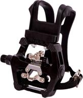 🚴 ybeki spd pedals - hybrid toe clip and strap pedals, ideal for spin bikes, indoor exercise bikes, and all indoor bikes with 9/16" axles. 6 month warranty logo