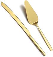 🍰 berglander gold cake serving set – elegant servers for weddings, birthdays, parties, and events logo