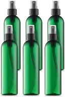 green plastic bottles atomizers refillable logo