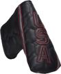 craftsman golf quilted leather magnetic logo