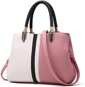 img 4 attached to Nevenka Handbags Leather Satchel Shoulder Women's Handbags & Wallets for Satchels