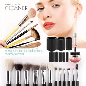 img 3 attached to Makeup Brush Cleaner Kit Professional