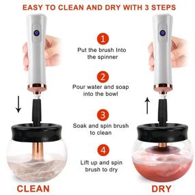 img 1 attached to Makeup Brush Cleaner Kit Professional