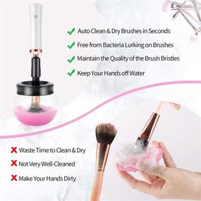 img 2 attached to Makeup Brush Cleaner Kit Professional