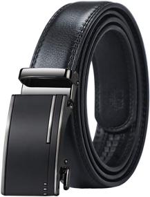 img 4 attached to Maikun Ratchet Leather Automatic Buckle Men's Accessories