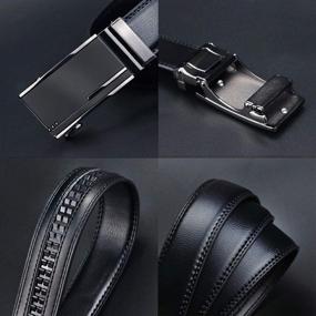 img 2 attached to Maikun Ratchet Leather Automatic Buckle Men's Accessories