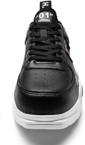 img 1 attached to 👟 FZUU Fashion Leather Urban Sneakers