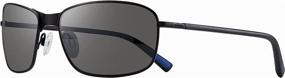 img 2 attached to 🕶️ Revo Sunglasses Decoy: Ultimate UV Protection with Polarized Lens Filters, Stylish Large Metal Rectangle Wrap Frame