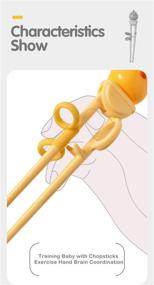 img 1 attached to 🥢 Enhance Feeding Skills with Goryeo Baby Training Chopsticks for Kids