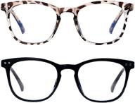 👓 andwood blue light blocking glasses: lightweight small face frame for women, men, and teens - ultimate blue light blocker for computer use logo