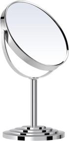 img 4 attached to NAYSAYE Round Tabletop Vanity Mirror