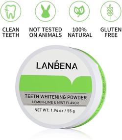 img 2 attached to LANBENA Teeth Whitening Powder: Remove Stains and Freshen Breath