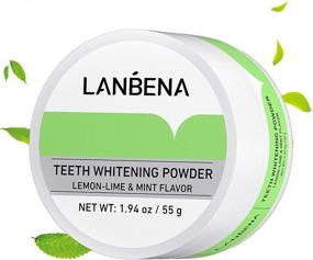 img 4 attached to LANBENA Зубная отбеливающая пудра: Удаление пятен и освежение дыхания