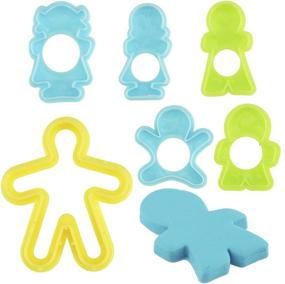 img 1 attached to 🔧 Discover the Kare & Kind Smart Dough Tools Kit: 24-Piece Set with Models and Molds for Creative Play