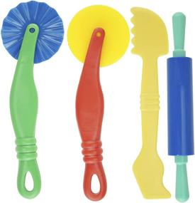 img 3 attached to 🔧 Discover the Kare & Kind Smart Dough Tools Kit: 24-Piece Set with Models and Molds for Creative Play