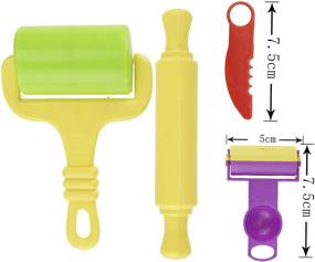 img 2 attached to 🔧 Discover the Kare & Kind Smart Dough Tools Kit: 24-Piece Set with Models and Molds for Creative Play