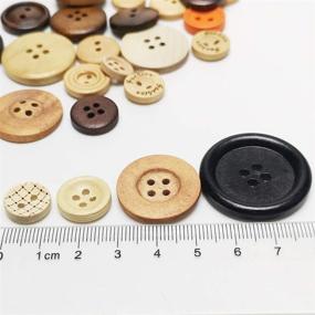 img 2 attached to Libiline 100Pcs Button Clothe Sewing