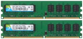 img 4 attached to DUOMEIQI 4GB Kit (2 X 2GB) 2RX8 DDR2 667MHz DIMM PC2-5300 PC2-5400 PC2-5300U CL5 1