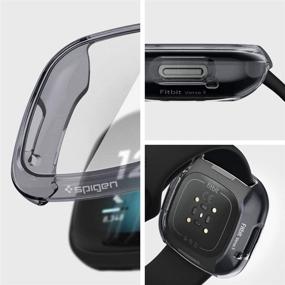 img 1 attached to 📱 Spigen Ultra Hybrid Space Crystal Screen Protector Case for Fitbit Versa 3 and Fitbit Sense