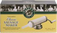 🌭 fantes sausage maker: the italian market original, 2.2-pound capacity, with suction base and 3 nozzles – since 1906! logo