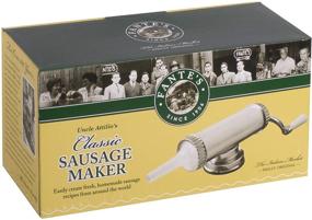 img 3 attached to 🌭 Fantes Sausage Maker: The Italian Market Original, 2.2-Pound Capacity, with Suction Base and 3 Nozzles – Since 1906!