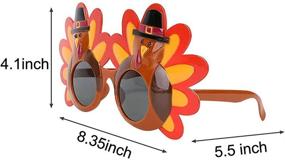 img 2 attached to 🦃 Thanksgiving Sunglasses Eyeglasses Accessories Decor