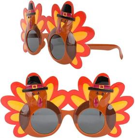 img 4 attached to 🦃 Thanksgiving Sunglasses Eyeglasses Accessories Decor