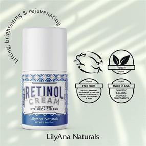 img 1 attached to Крем с ретинолом LilyAna Naturals - произведено в США, антивозрастной увлажняющий крем для лица и шеи, крем от морщин, ретиноловый комплекс - 0,5 унции.