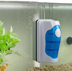img 4 attached to 🧼 Optimized Aquarium Cleaner: JRing Magnet Algae Scraper for Glass Aquariums - Effective Fish Tank Glass Cleaner for Aquatic Algae Cleaning