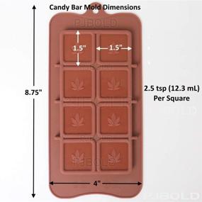 img 3 attached to Формы для конфет из силикона с шоколадом марихуаны
