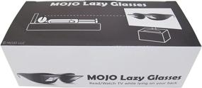 img 1 attached to 📺 Optimize your TV viewing experience in bed with MOJO-HOME Horizontal Reader Periscope Mirror Glasses