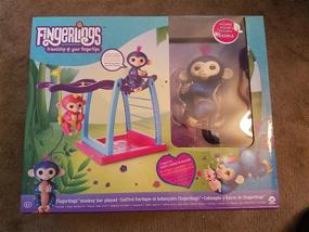 img 2 attached to WowWee Fingerlings Playset Playground Monkey