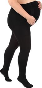 img 3 attached to Women's Opaque Maternity Compression 🤰 Pantyhose 30-40mmHg - Enhance Circulation & Comfort