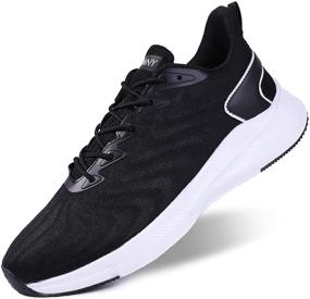 img 4 attached to KUMNY Support Lightweight Walking Sneakers Men's Shoes