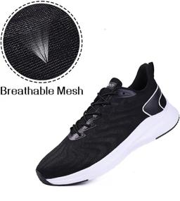 img 3 attached to KUMNY Support Lightweight Walking Sneakers Men's Shoes