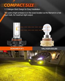 img 1 attached to SEALIGHT 5202 LED Fog Light Bulbs: 3000K Yellow, 4000 Lumens, 11W High Power – 5201, PS19W, PS24W LED Fog Light DRL Bulbs Replacement for Cars & Trucks (Pack of 2)