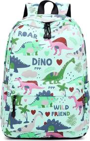 img 4 attached to Dive into Adventure with Acmebon Lightweight Dinosaur Backpacks for Children