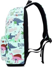 img 2 attached to Dive into Adventure with Acmebon Lightweight Dinosaur Backpacks for Children