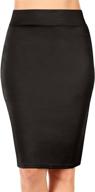 👗 stylish reg and plus size pencil skirts for women - versatile below the knee length. suitable for work, weekends, date nights, and sexy office business looks - bodycon skirts logo