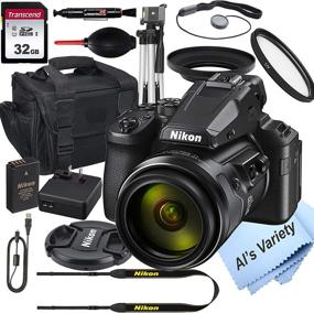 img 4 attached to Набор цифрового фотоаппарата Nikon COOLPIX P950: карта памяти на 32 ГБ, штатив, чехол и многое другое (набор из 17 предметов)
