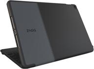 🔑 zagg folio case with bluetooth keyboard - ipad mini 4 (black) | hinged design for ultimate convenience logo